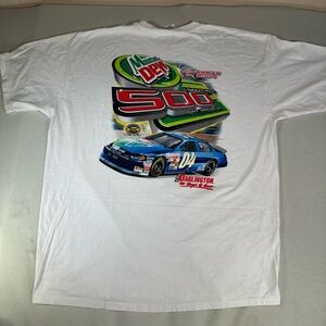 Vintage Darlington Mountain Dew T shirt Mens Size 2XL Racing Tee